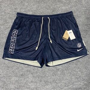 Nike NFL Dallas Cowboys Shorts Mens 4XL Standard Issued Reversible NWT